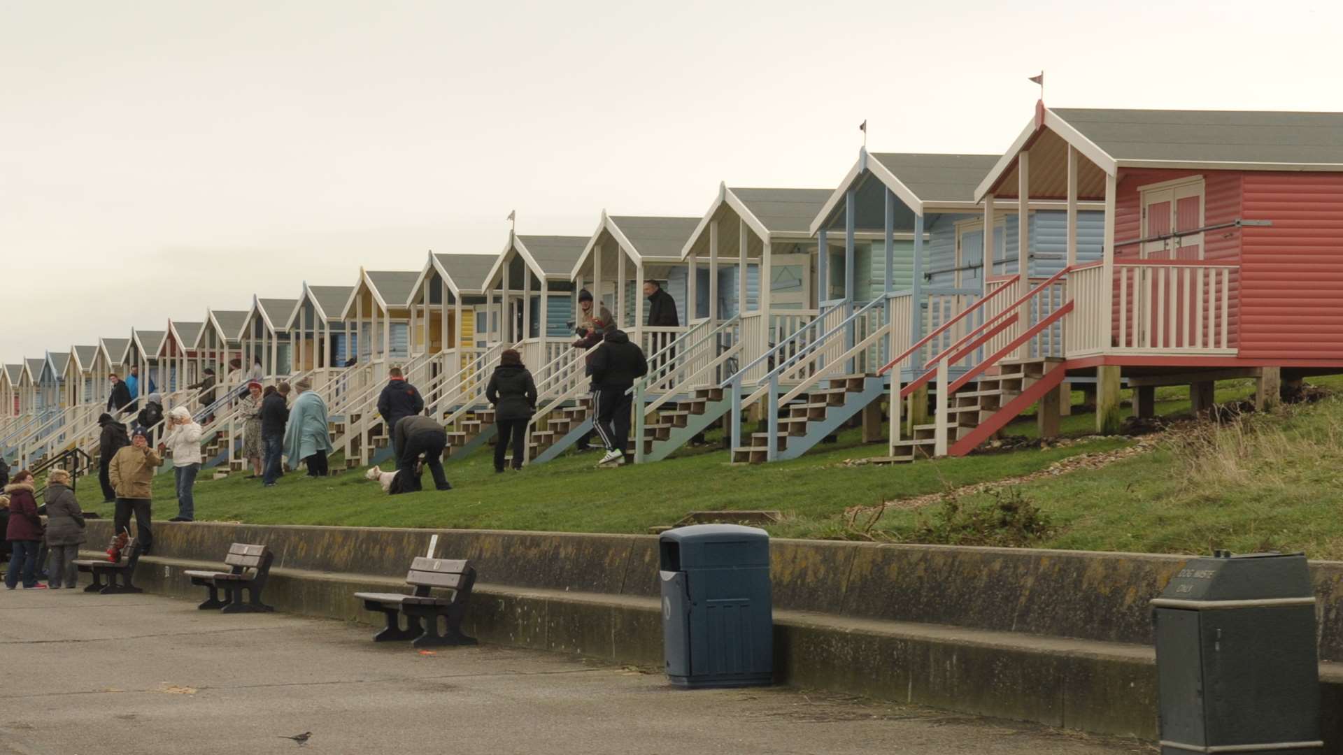 Minster Beach Huts, Minster Leas, Sheppey