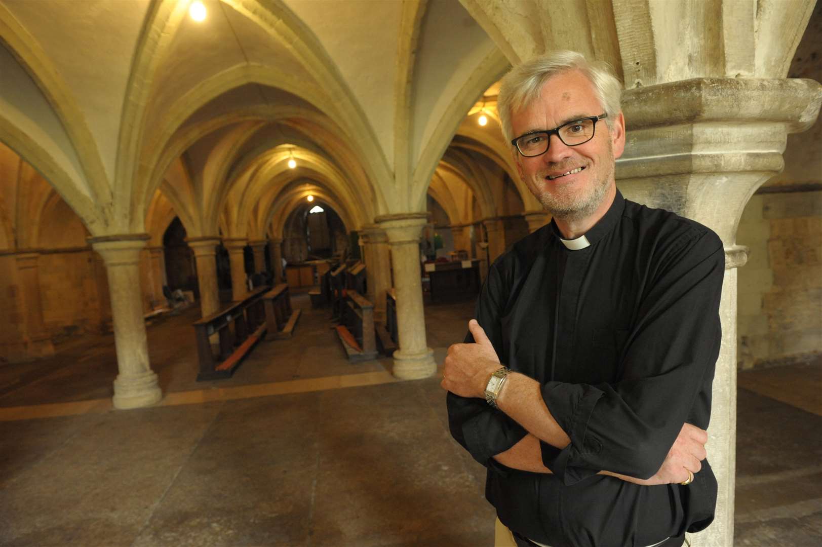 Mark Beach when he was Dean of Rochester Cathedral