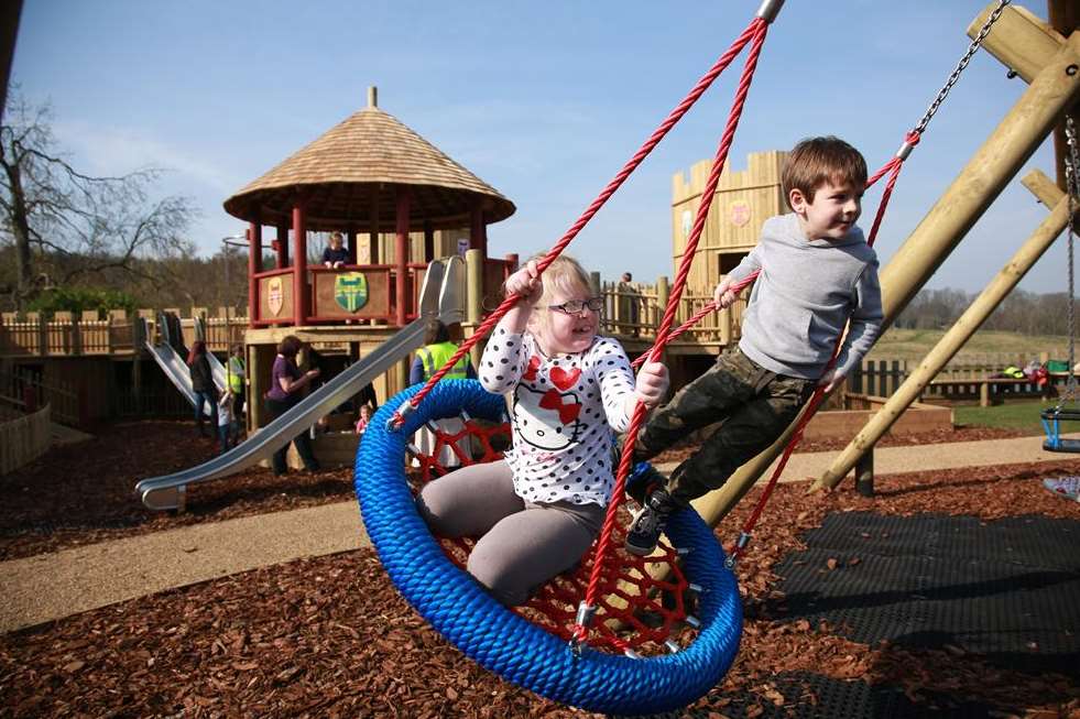 Don't forget to explore the fab new playground, Squires' Court, at Leeds Castle