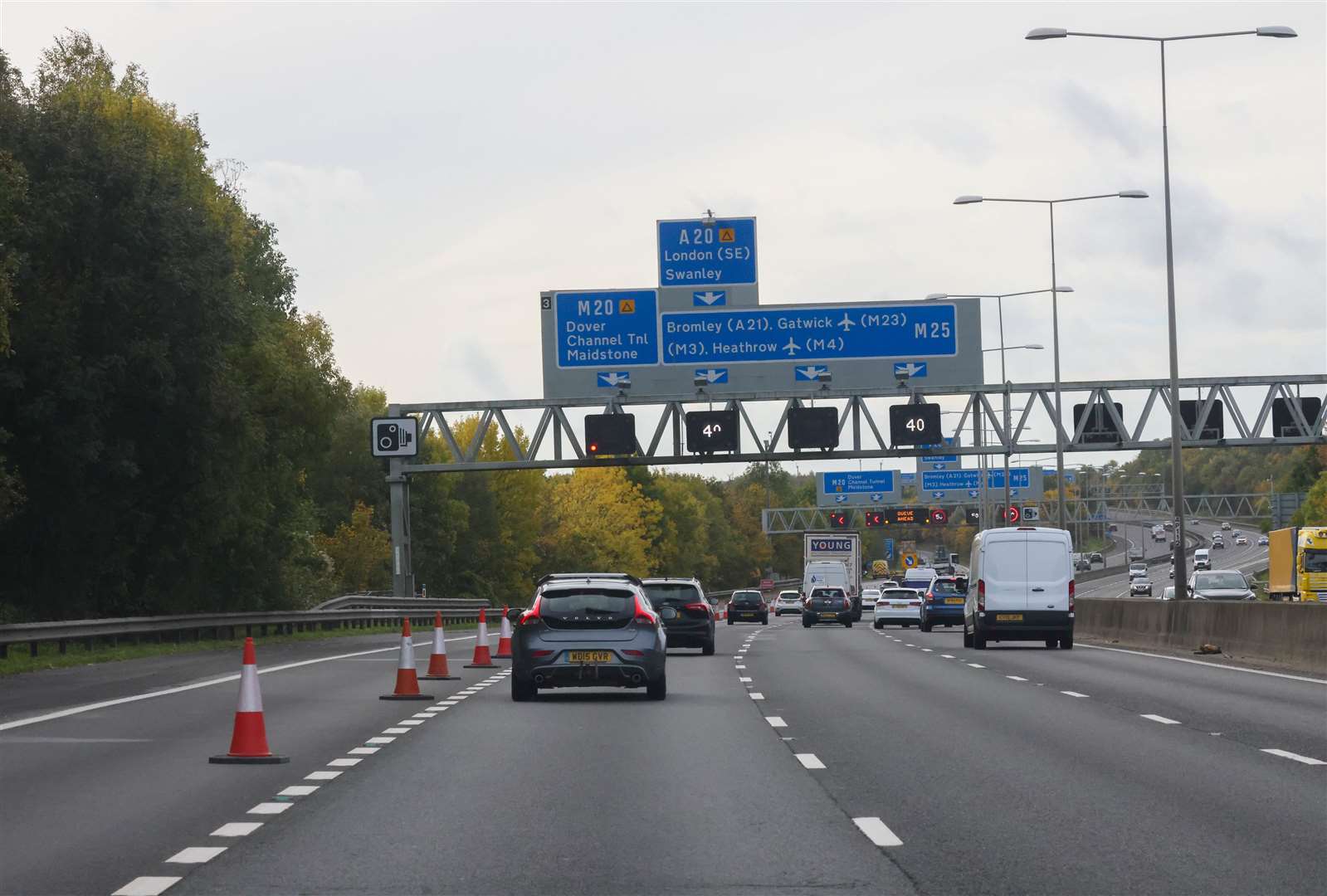 Four vehicles are said to be involved. Pictures: UKNIP