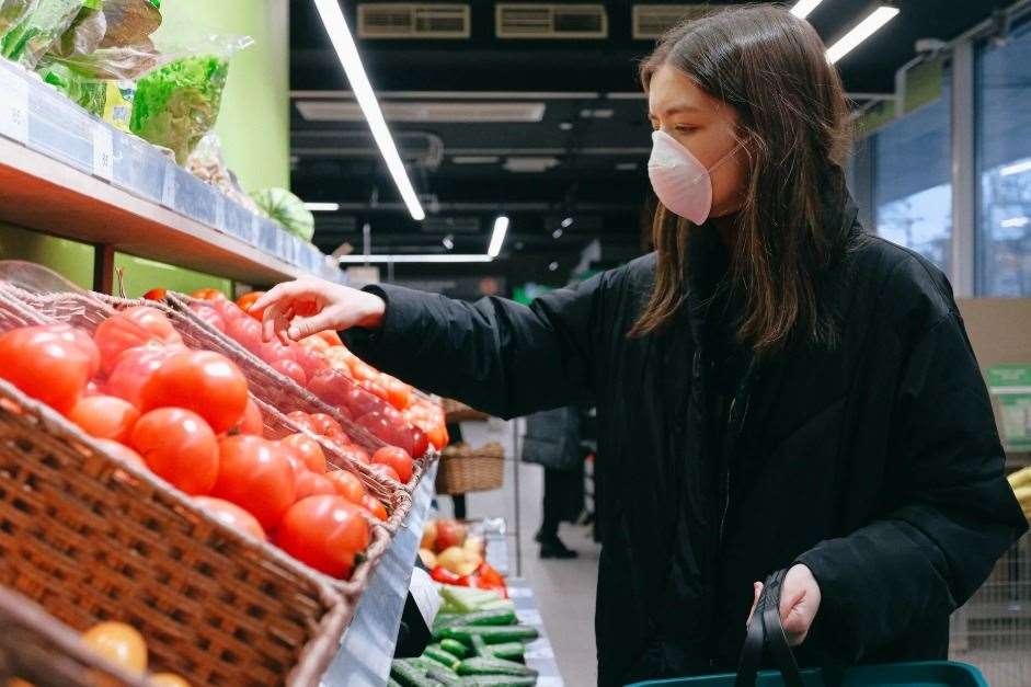 The government made it compulsory for shoppers to wear a face mask while visiting shops from last Friday. Stock picture