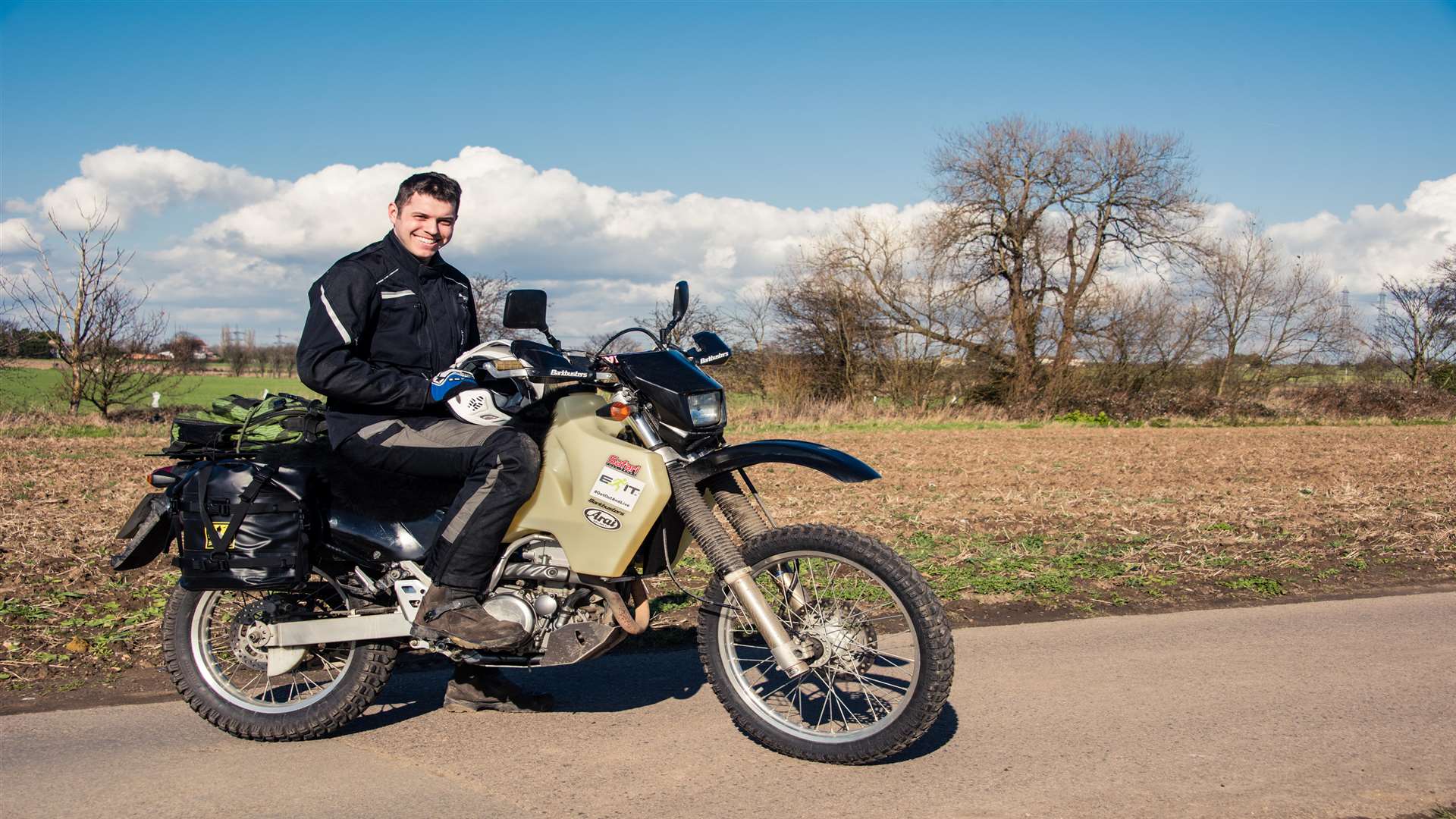 During his trip he is hoping to raise £6,000 for the Royal British Legion. Picture: Andy Heathcote