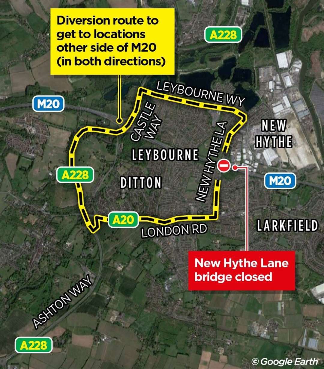 A diversion route has been put in place for motorists