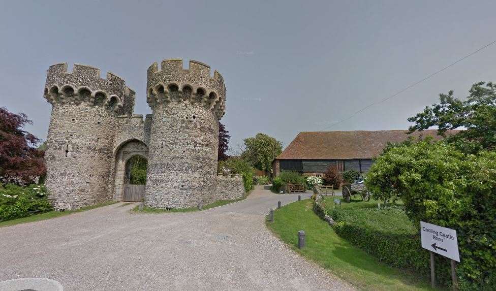 Cooling Castle and the neighbouring wedding venue Cooling Castle Barn