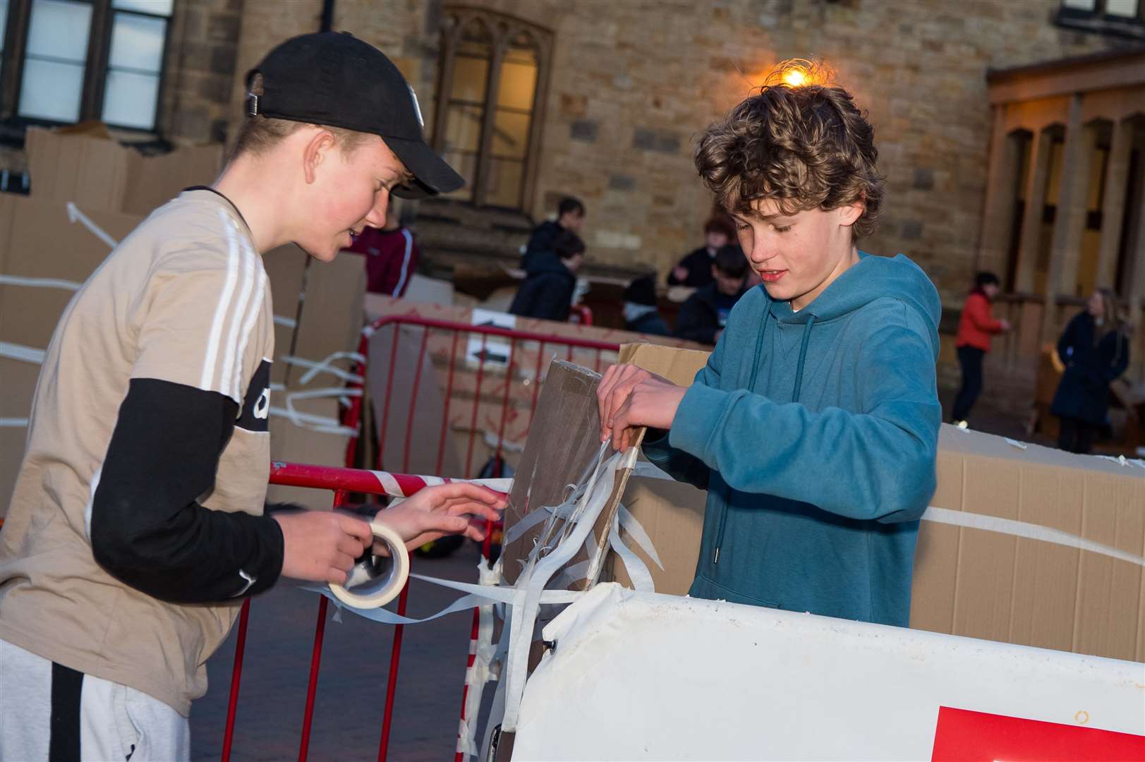 The sleepout took place at the Tonbridge School (9420830)