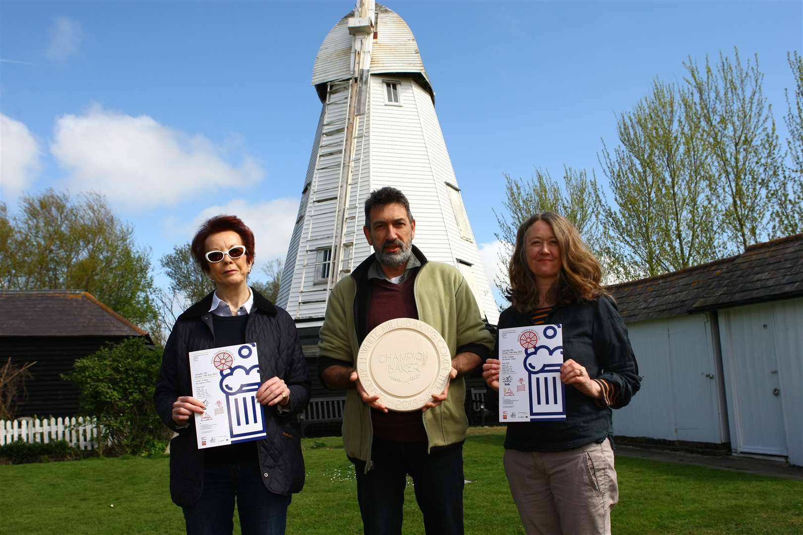 Veronica Lioté (Sandwich Food fare), Neil Aplin (White Mill), Cathy Rogers (Artists from DEAG).