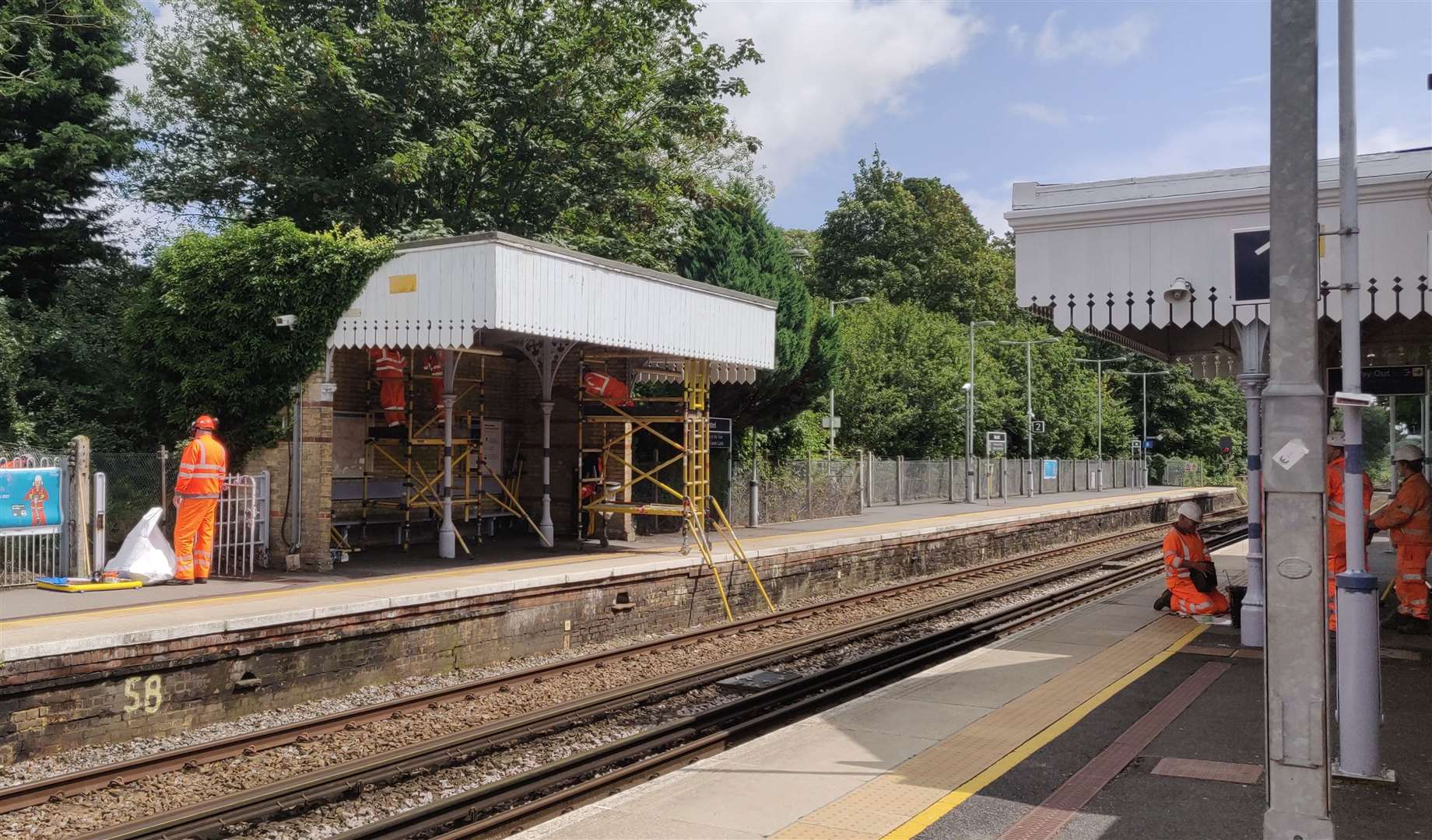 A fresh lick of paint at Bearsted station