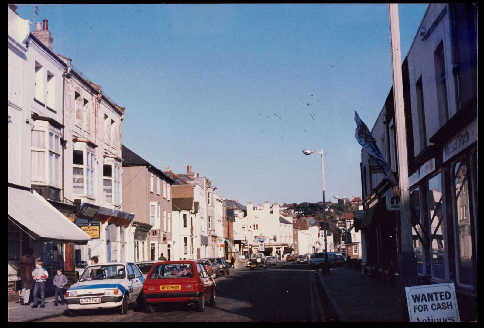 Sandgate High Street, pictured here in the 1960s, was once full of antique shops