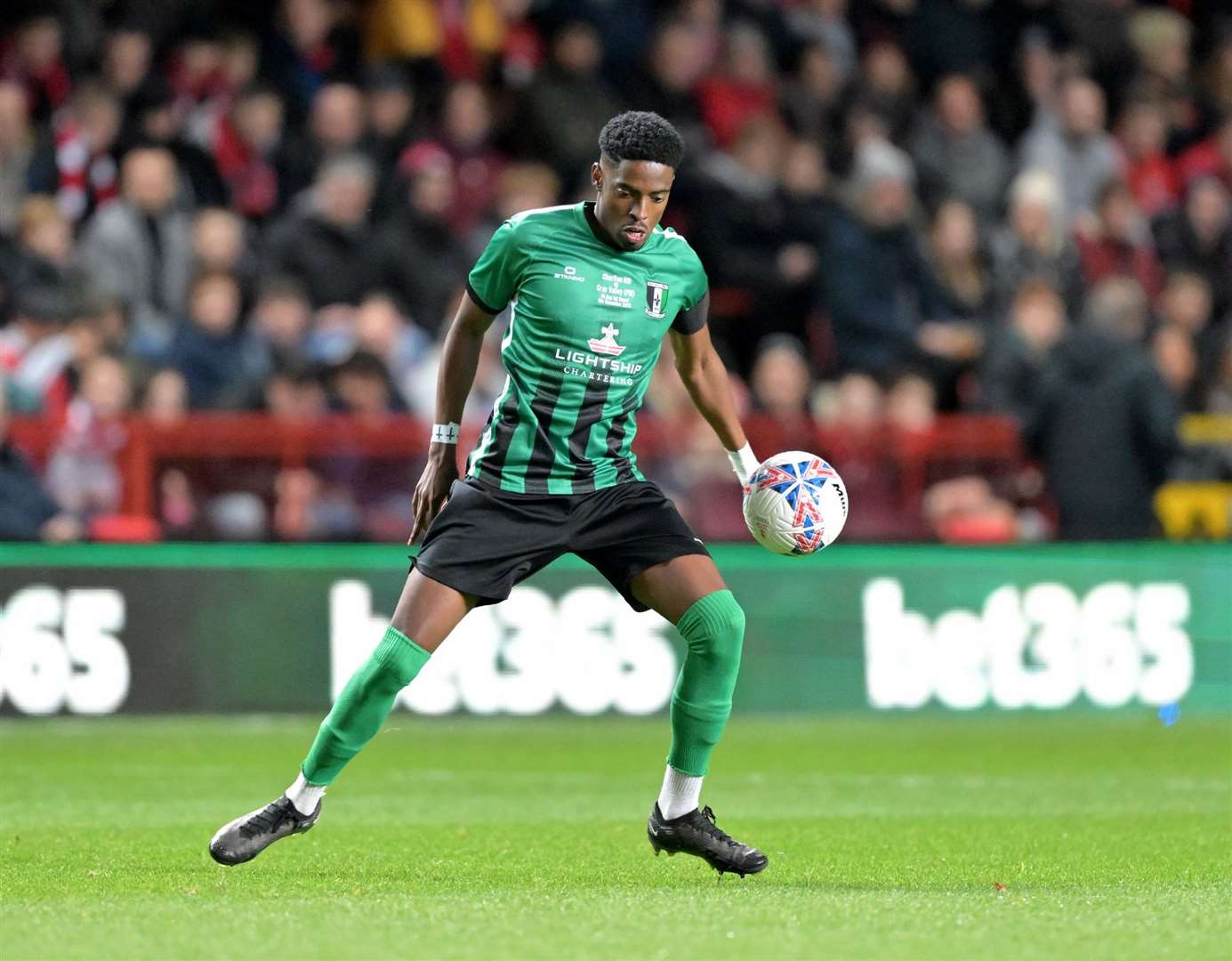 Cray Valley forward Kyrell Lisbie. Picture: Keith Gillard