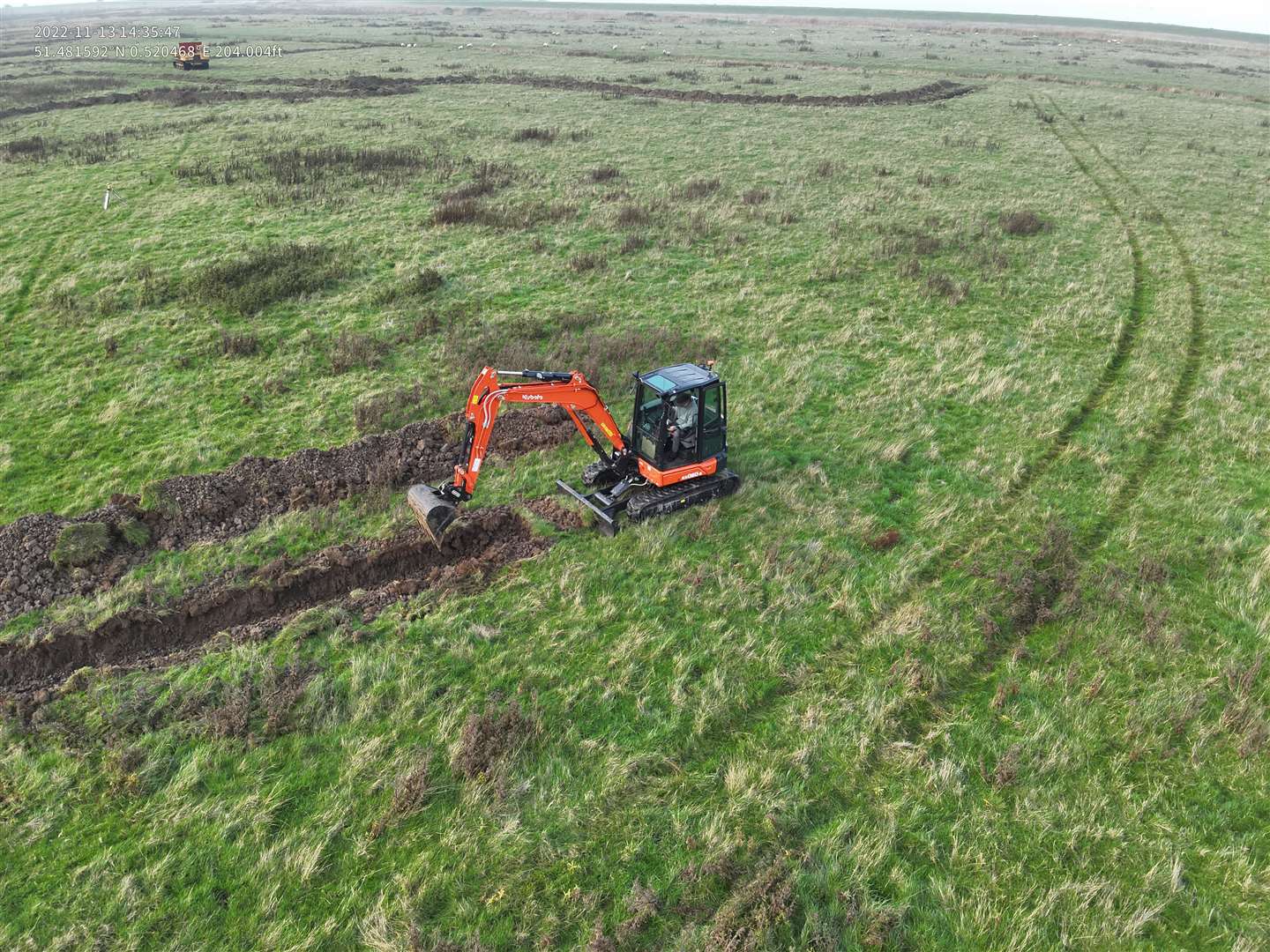 The project involves "rewilding" part of his land to encourage more birds and wildlife