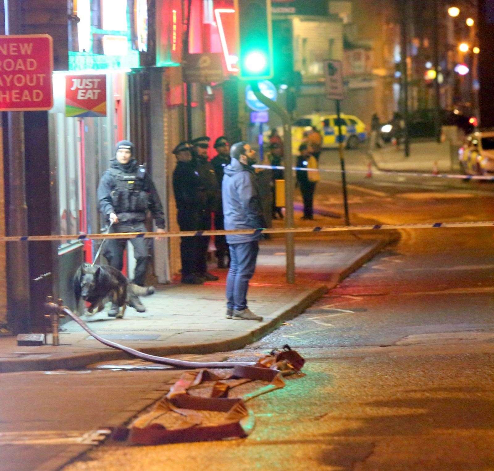 The scene of the incident in Chatham High Street