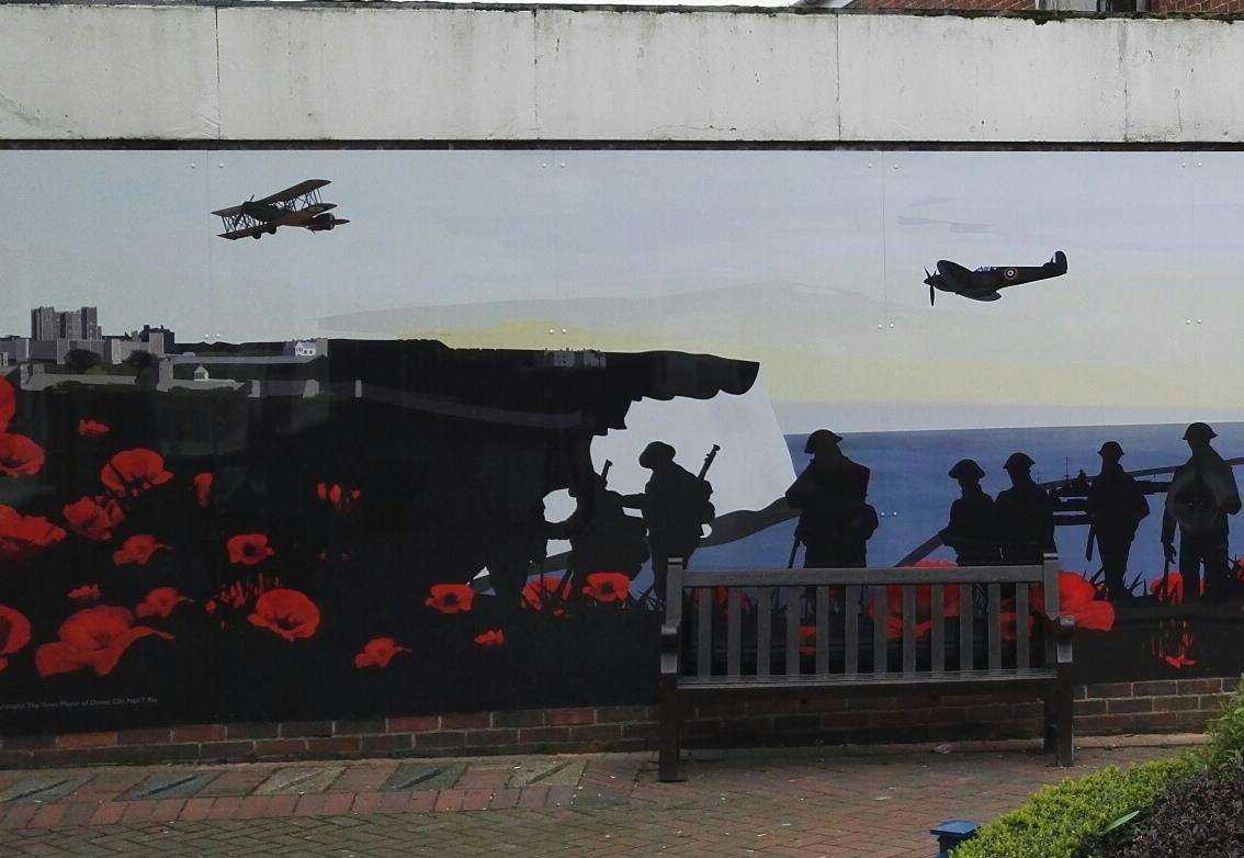 Dover's mural for the First World War centenary