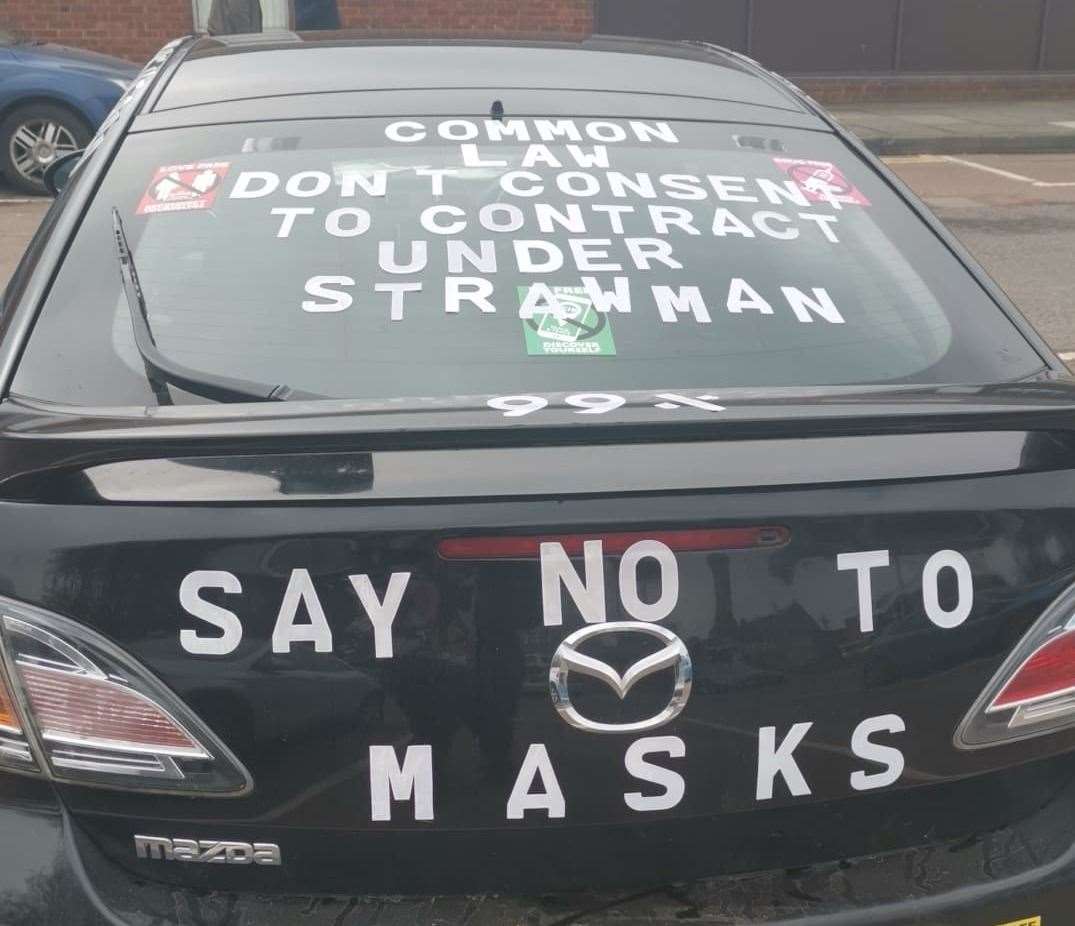 The Mazda, whose owner is from Sheerness, was spotted by Sittingbourne library