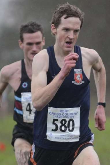 John Gilbert leads the field on his way to victory. Picture: Gary Browne