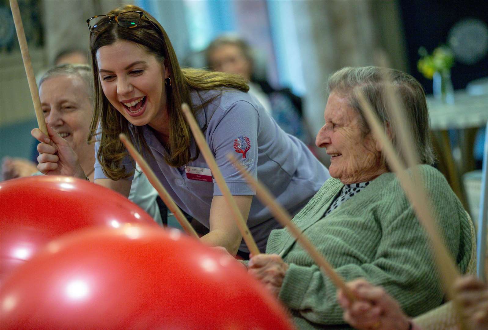 Hyllden Heights in Hildenborough has introduced musical drumfit sessions. Picture: Oakland Care