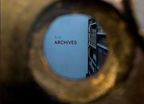 The archives at the Kent Police Museum