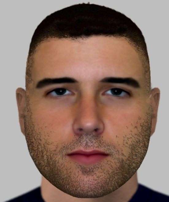 A computer generated image of a man has been released. Picture: Kent Police