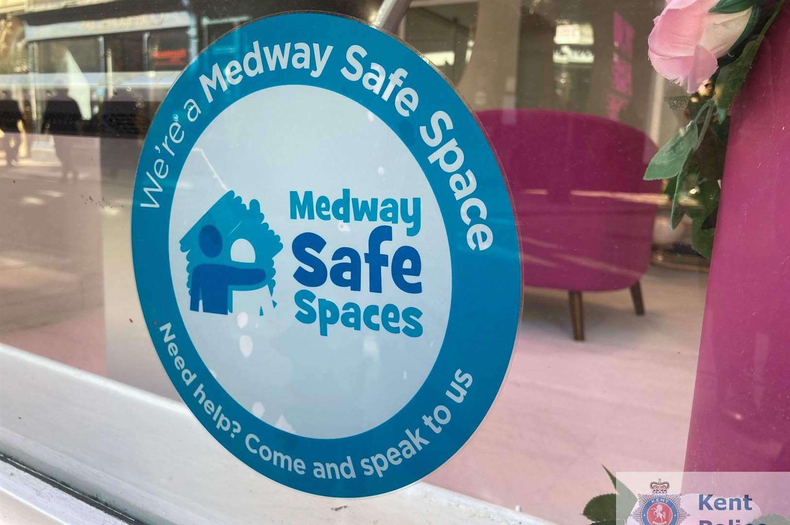 Some businesses in Rochester High Street are also part of the Safe Spaces scheme. Picture: Kent Police