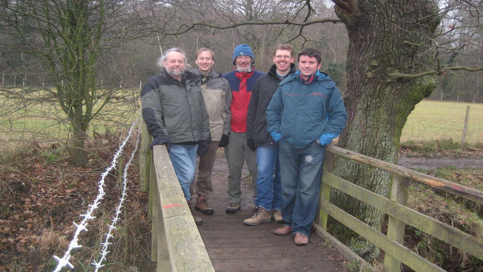 Michelson Diagnostics founders Bill Gilkes, Jon Holmes, Simon Hattersley, Martin Johns and Gordon McKenzie