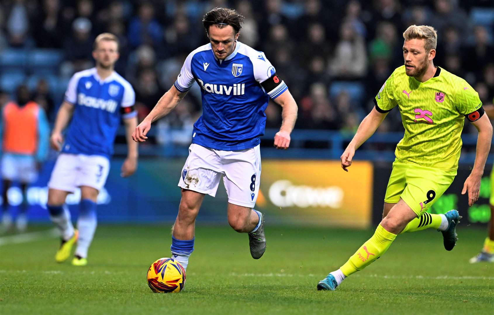 Armani Little on the ball for Gillingham before his injury Picture: Barry Goodwin