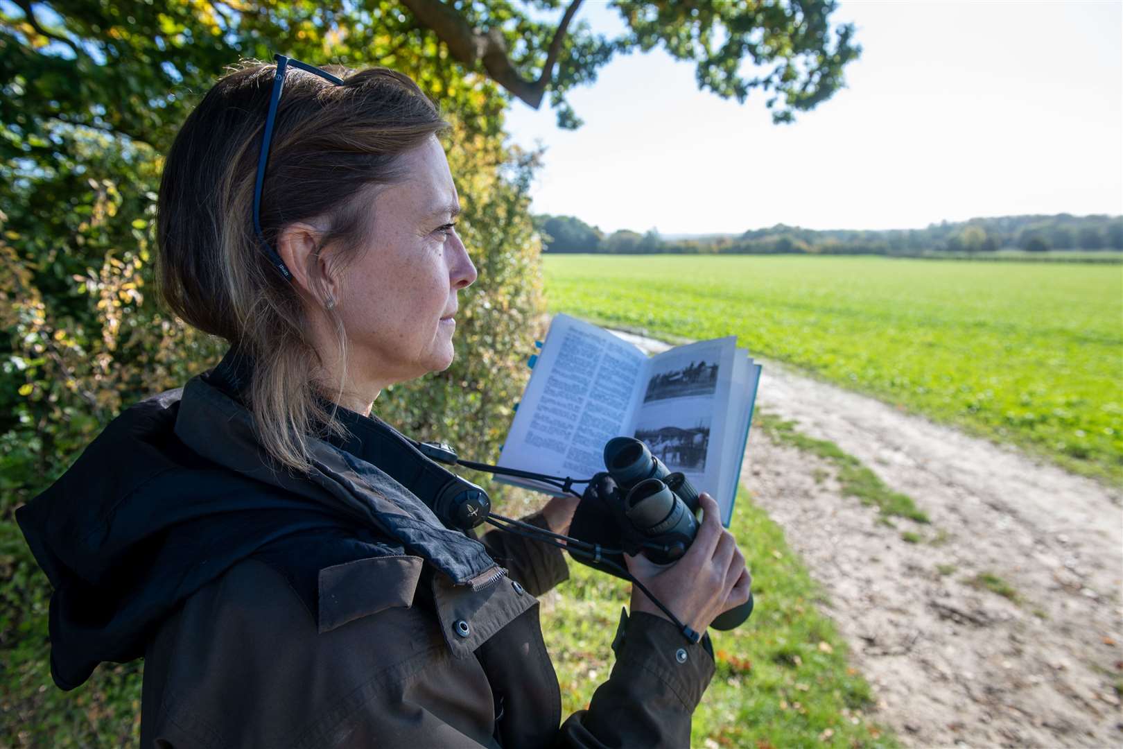 Kate Teacher on the Hadlow Estate