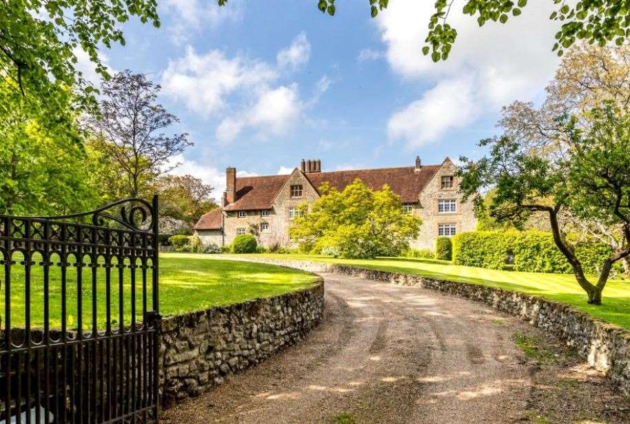 Even the drive up to the property is impressive. Picture: Hamptons