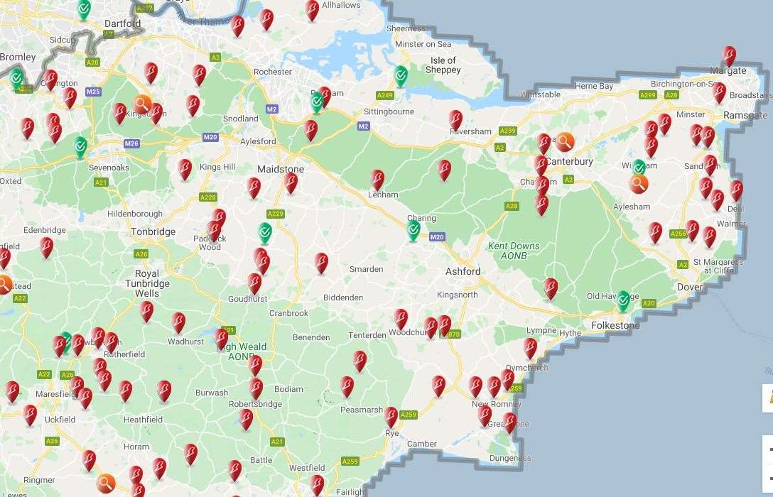 Storm Ciara has caused power problems across the county