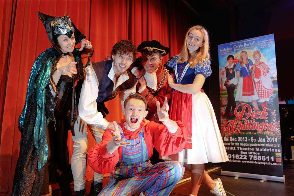 The cast of Dick Whittington