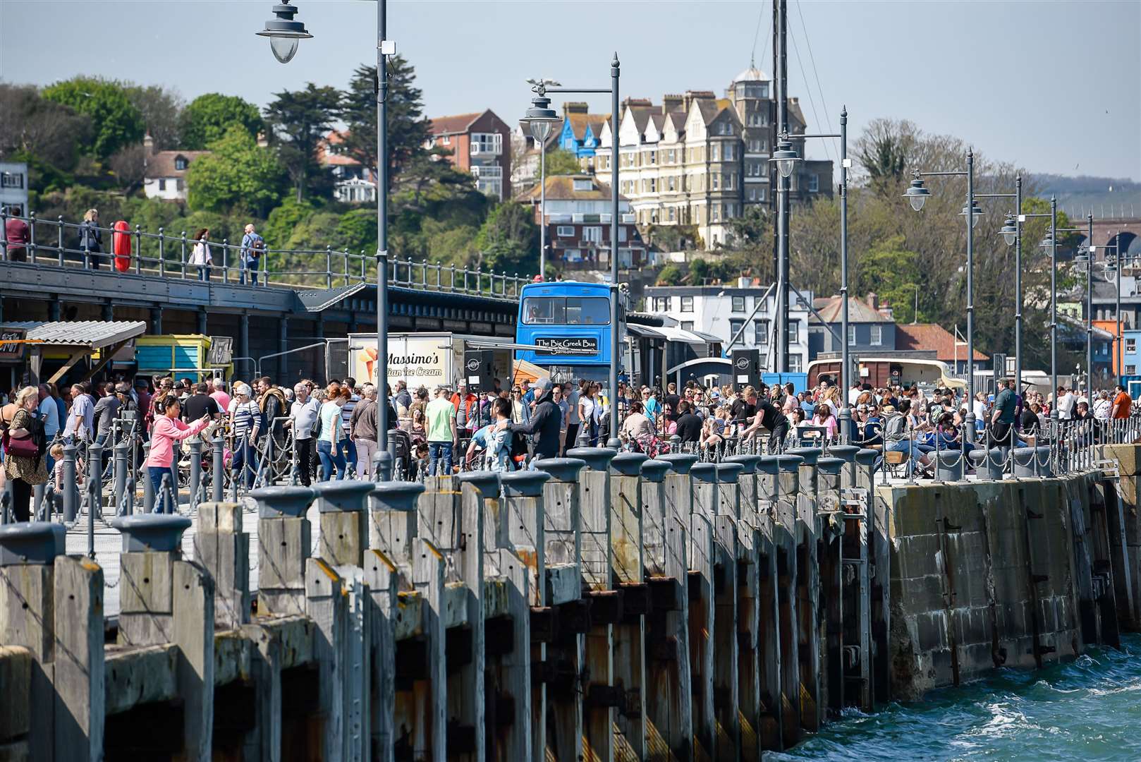 The fireworks will take place on the Harbour Arm from 8pm. Picture: Alan Langley