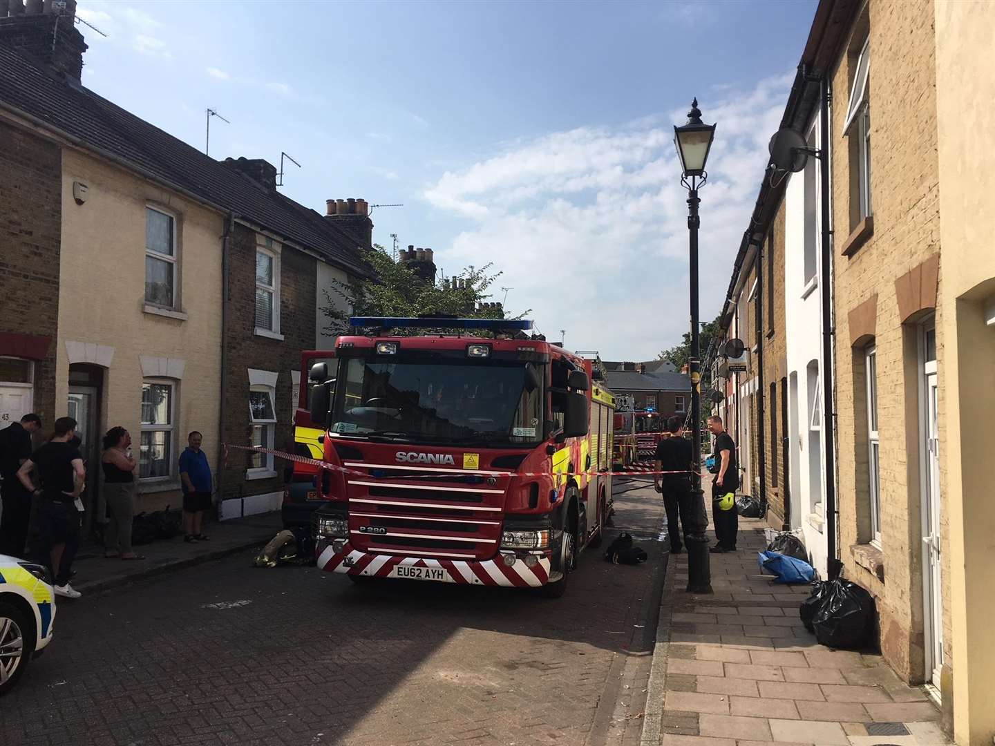 Two dogs died in the house fire on West Street in Gillingham