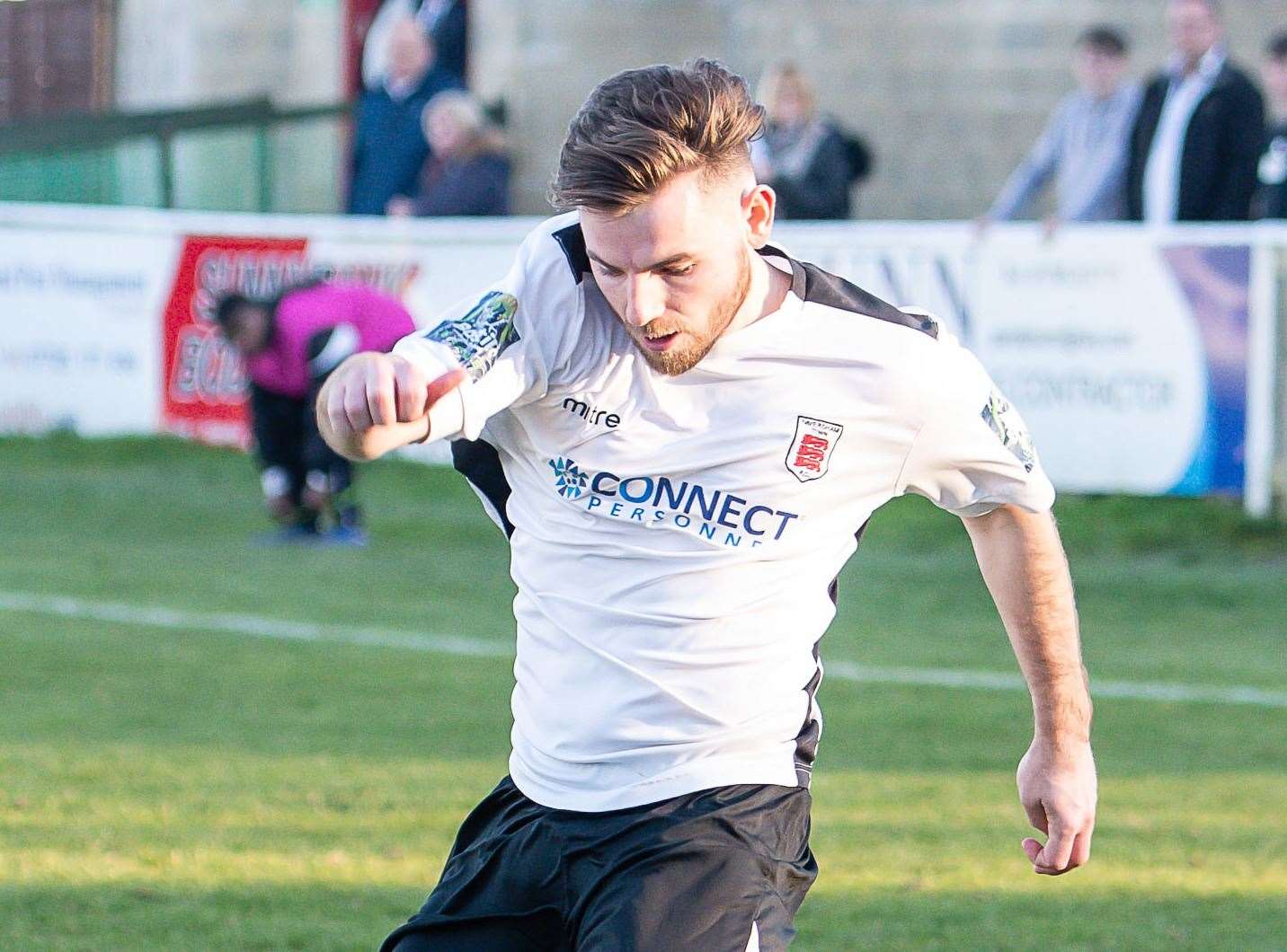 Ashley Miller during his time at Faversham. Picture: Alan Langley