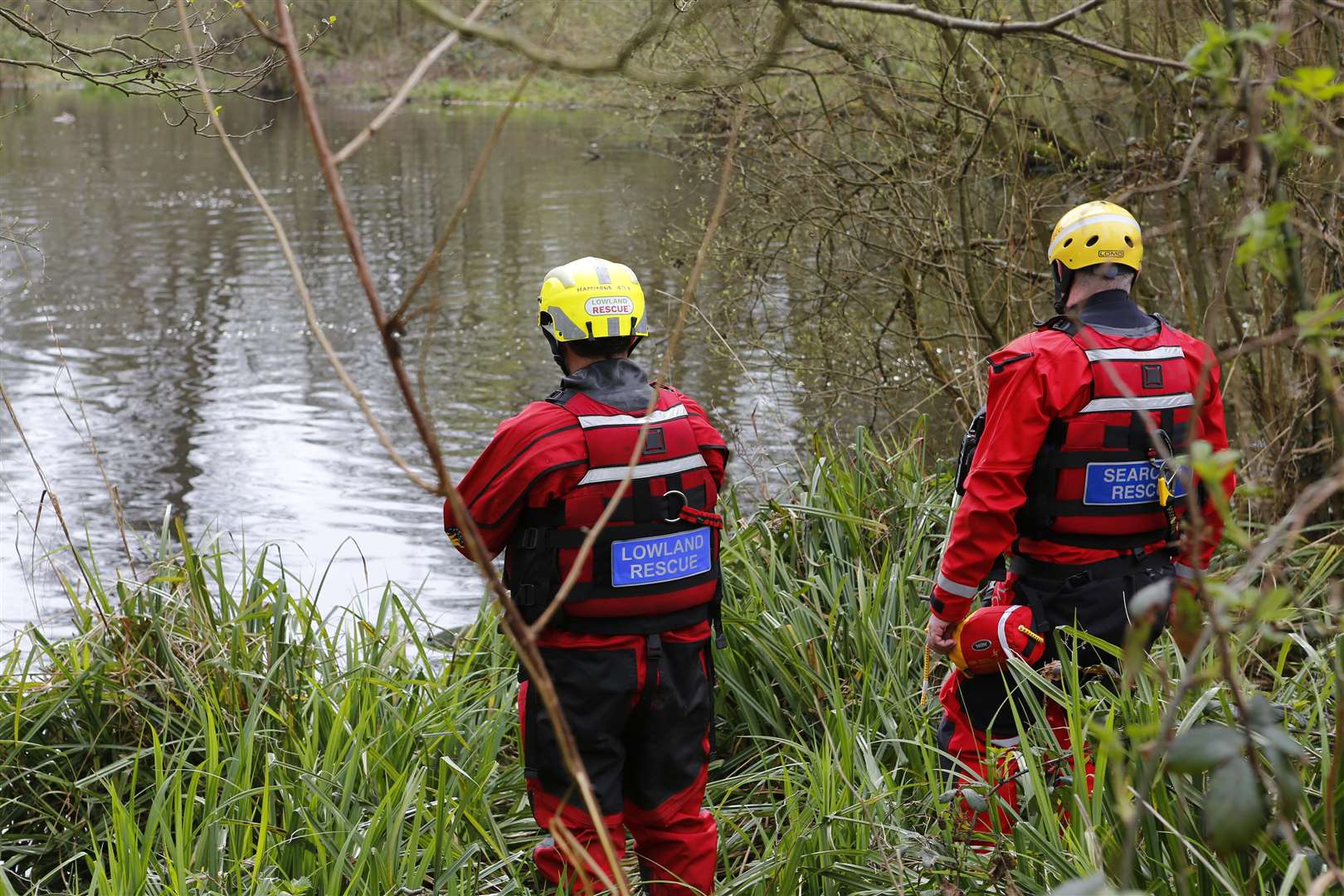 Kent Search & Rescue search for missing man Guy Berry at Sevenoaks Nature Reserve