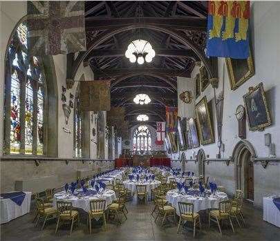 The Maison Dieu interior. Picture: Dover District Council