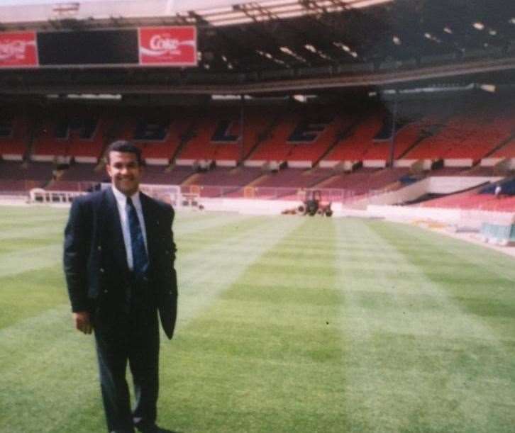 Hakan Hayrettin went to Wembley twice with Wycombe in the FA Trophy