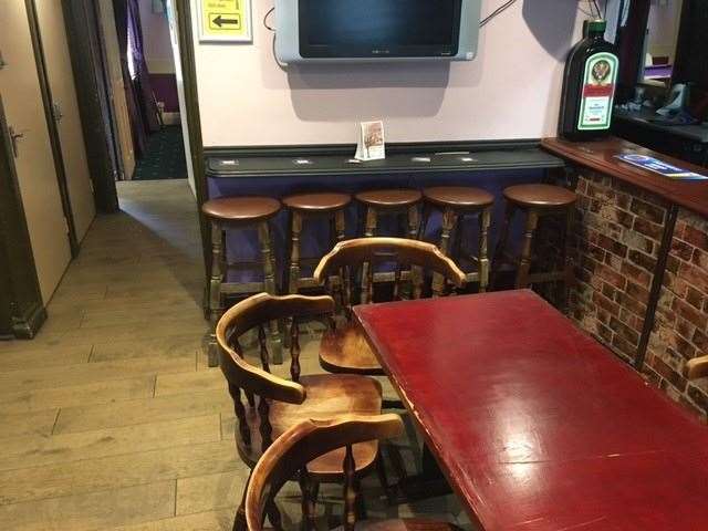 There is a TV screen in the dance bar but, given the pub lights weren’t even switched on when I walked in, I wasn’t surprised to see it was not on