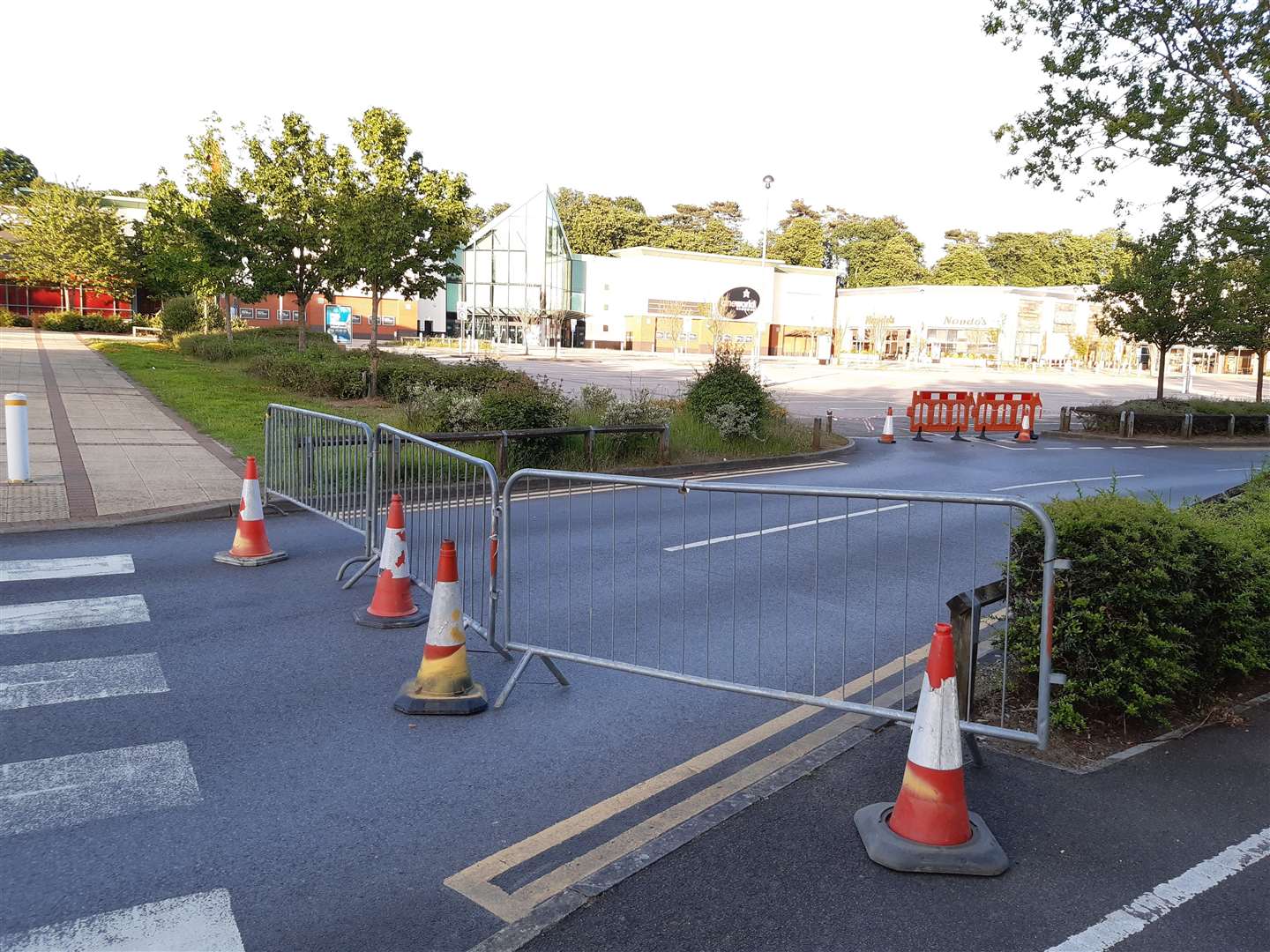 Part of Eureka Park has had to be closed off to stop fast food customers parking up and eating their KFC on the site