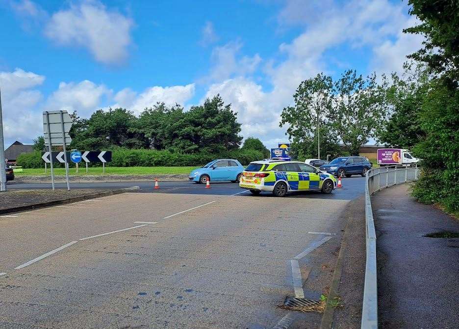 Police have been called to the the A2990 Old Thanet Way