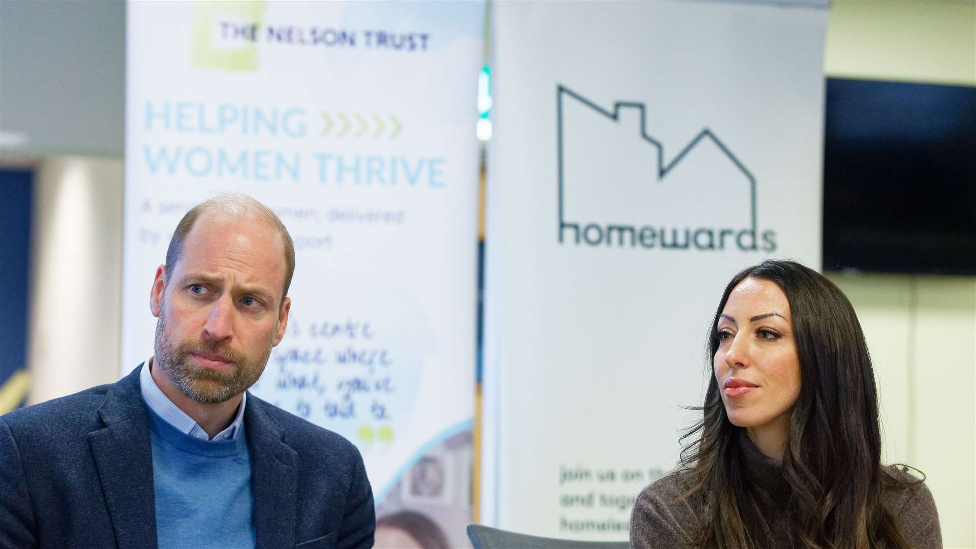 William was joined by chief fire officer Sabrina Cohen-Hatton on his visit (Dimitris Legakis/PA)