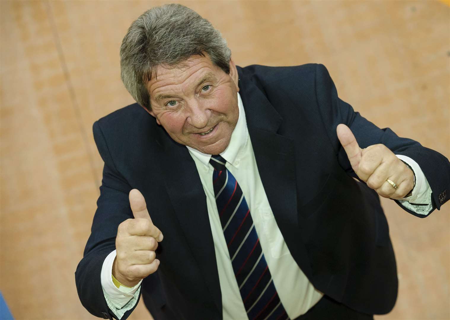 Gordon Henderson at the Sittingbourne and Sheppey constituency count for the 2017 General Election. Picture: Andy Payton