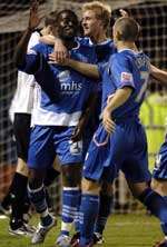 Two late goals from Guylain Ndumbu-Nsungu flattered Gillingham. Picture: GRANT FALVEY