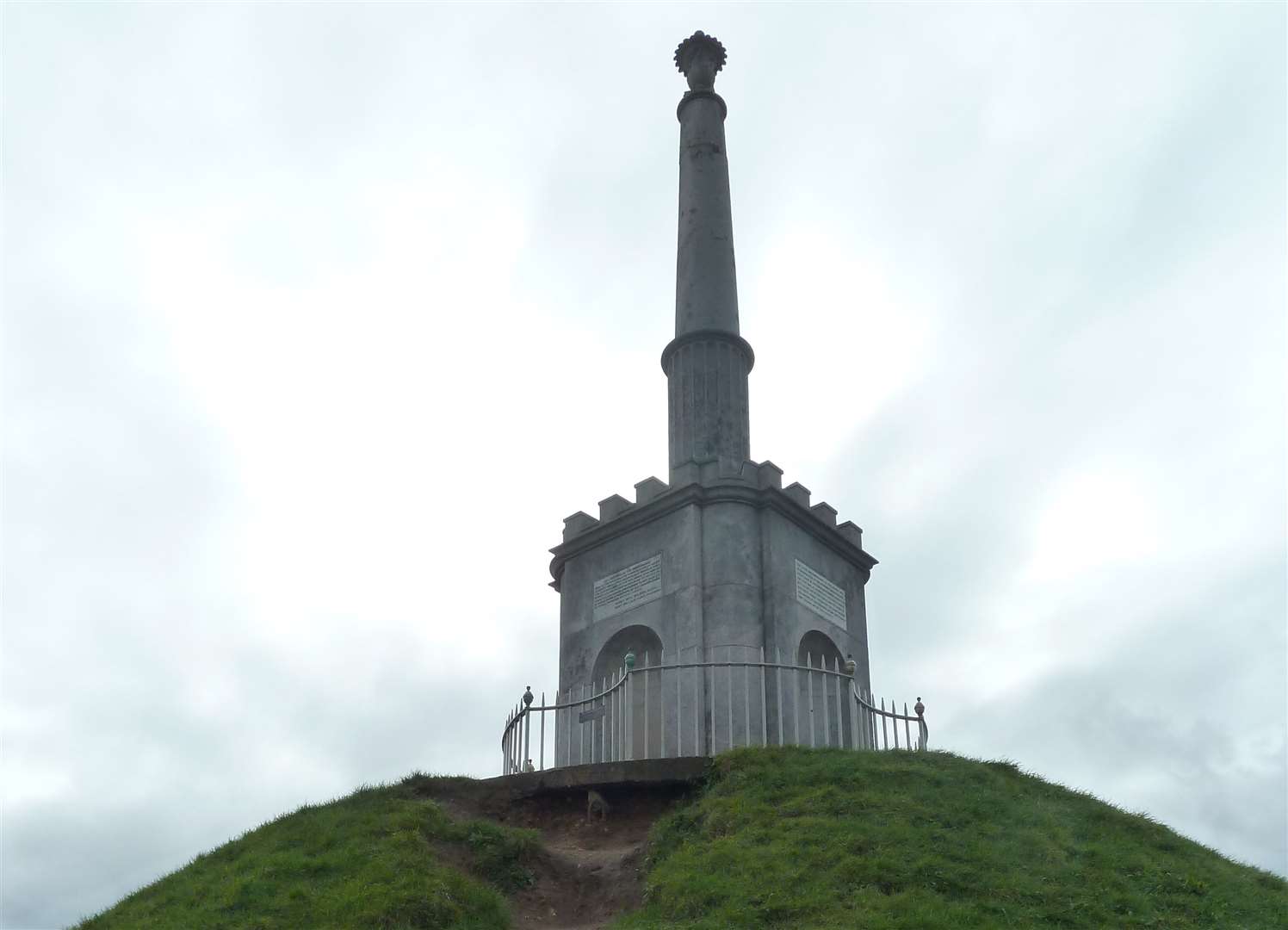 The Simmons Monument is to feature on Historic England's 2023 Heritage at Risk Register. Photo: Mansell Jagger