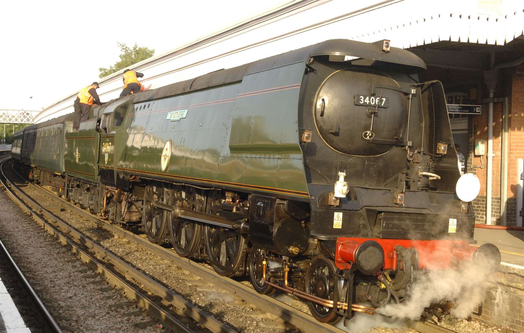 Today they are an attraction in themselves, but when trains first started serving out coastal towns, visitor numbers soared. Picture: Chris Davey