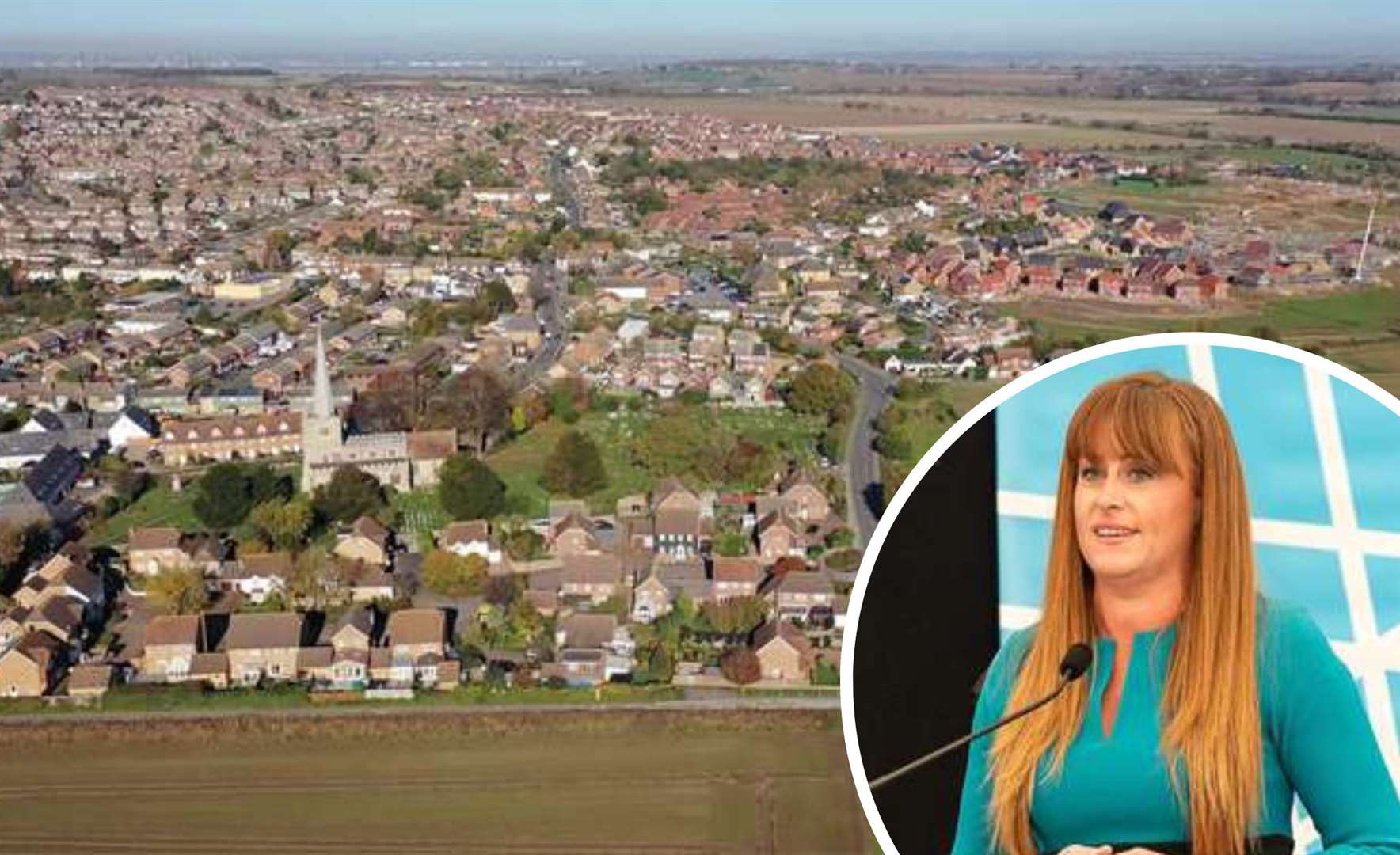 Kelly Tolhurst was unhappy with the level of housing planned for the Hoo Peninsula