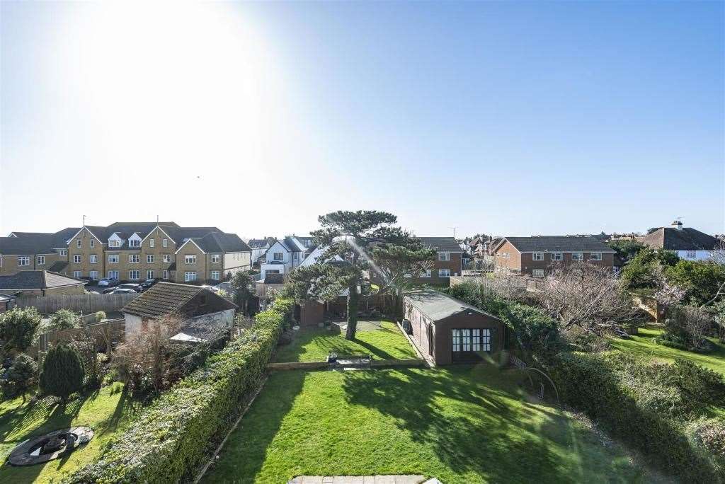 Enjoy your garden from the second floor balcony. Picture: Christopher Hodgson