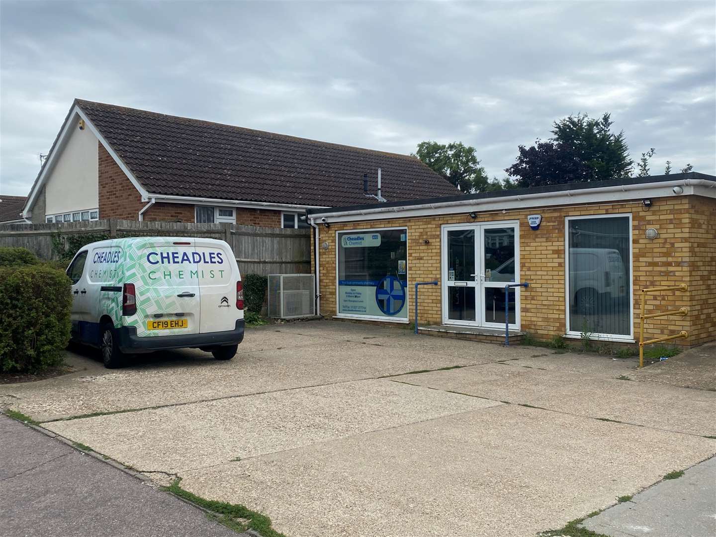 Cheadles pharmacy in The Grange, Seasalter, was one of the two branches to close after parent company E-Nova Healthcare Limited went into administration