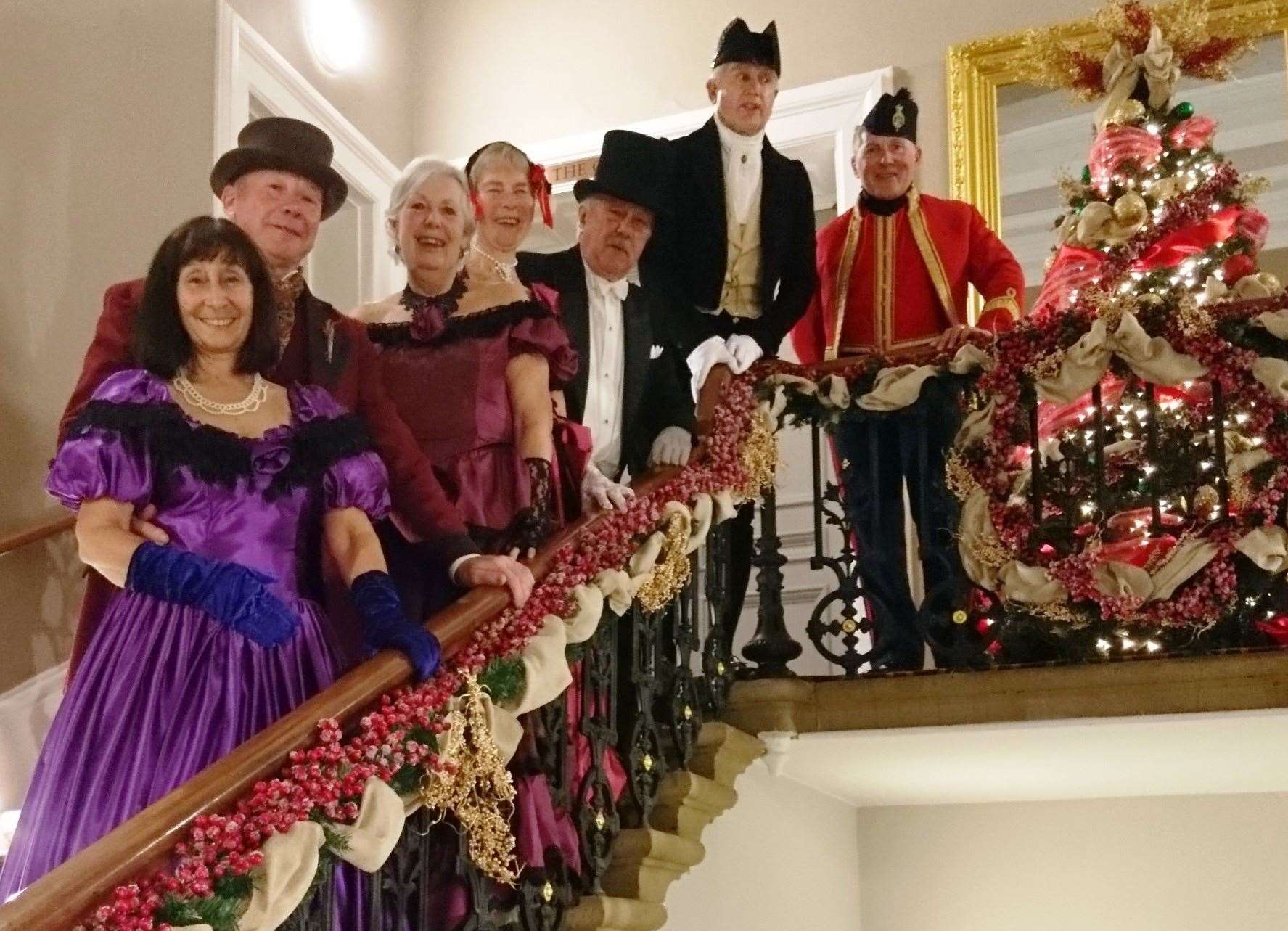 Guests at The Mistletoe Costumed Ball