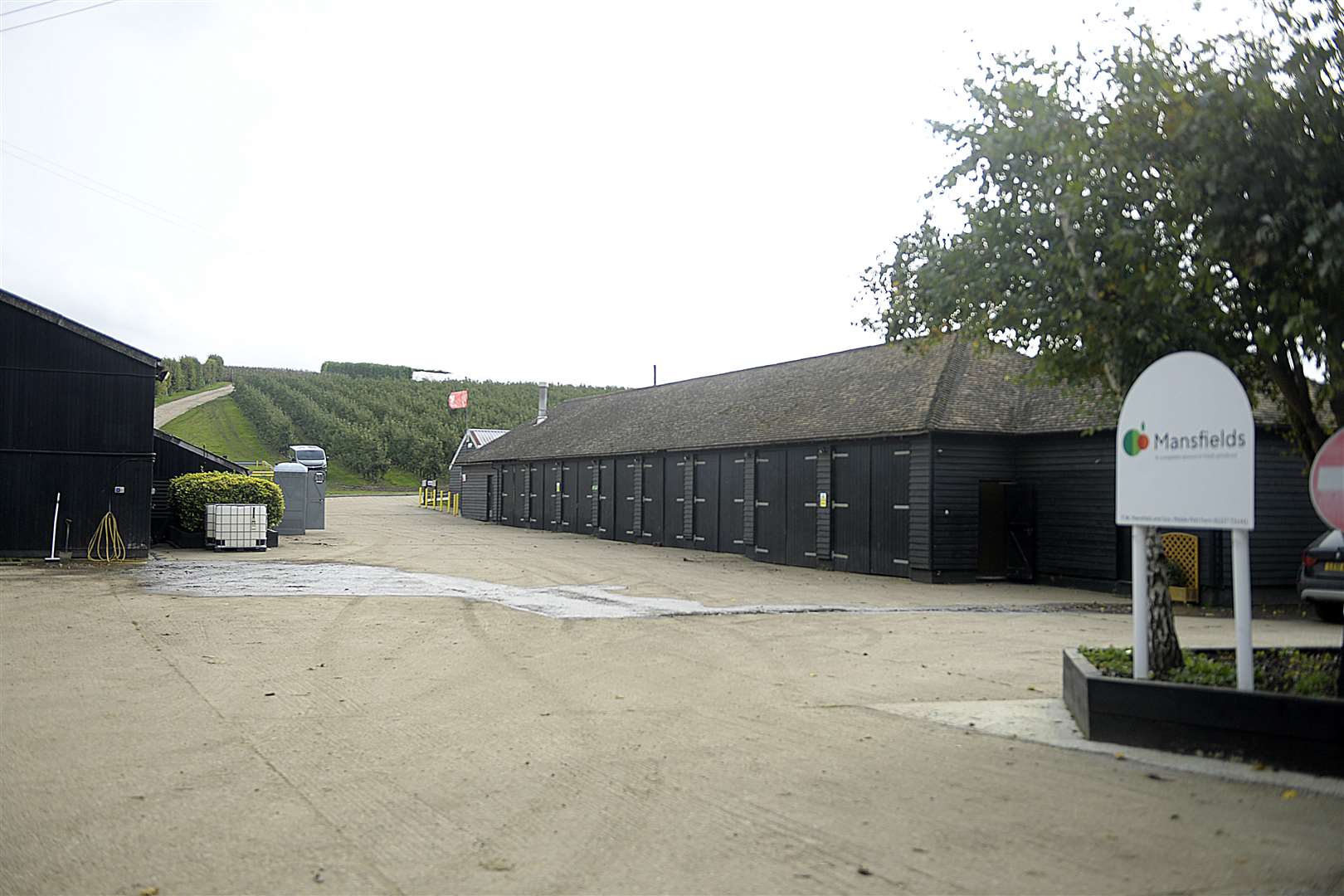 Mansfields Fruit Farm, Pett Bottom Rd, off Bridge Rd, outside Canterbury. Picture: Barry Goodwin