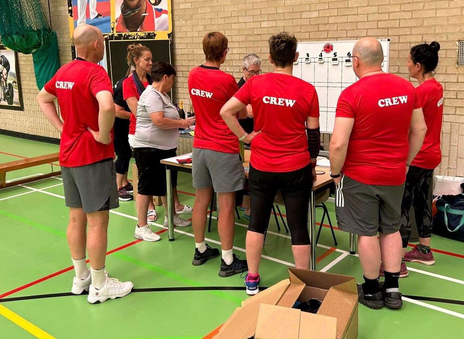 Coaching taking place at Canterbury Area Pickleball's first-ever festival