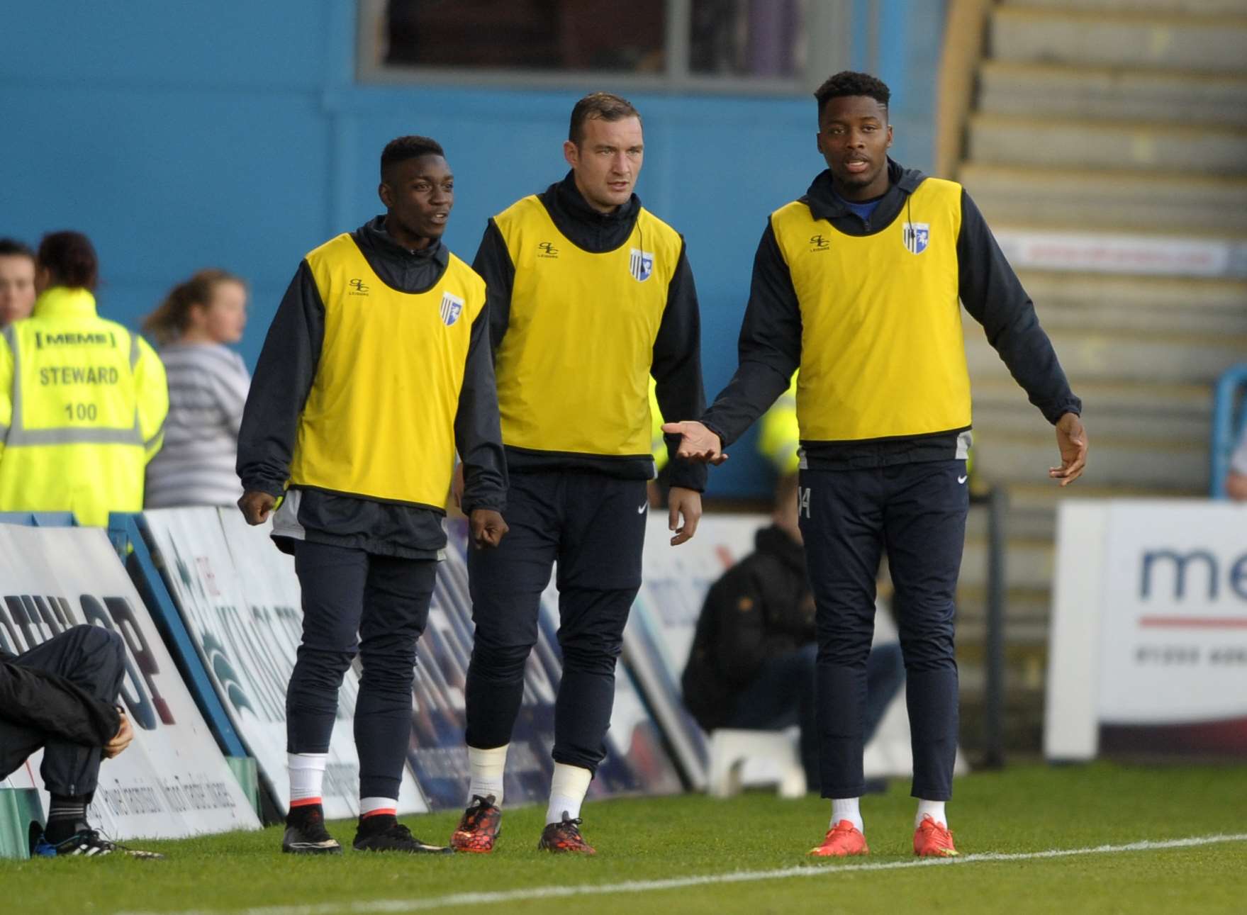 Gillingham's Danny Kedwell was on the substitutes' bench against Port Vale Picture: Barry Goodwin