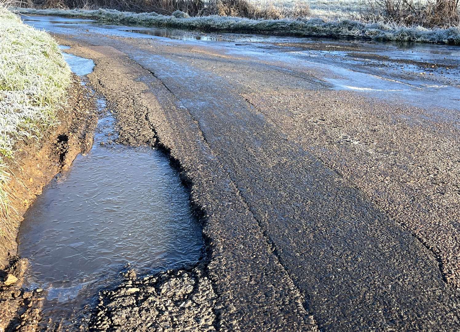 Blackwall Road is said to be home to "multiple potholes"